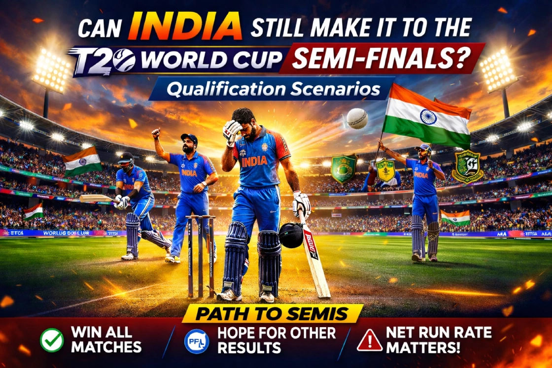Can India Still Make it to the T20 World Cup Semi-finals? – Qualification Scenarios