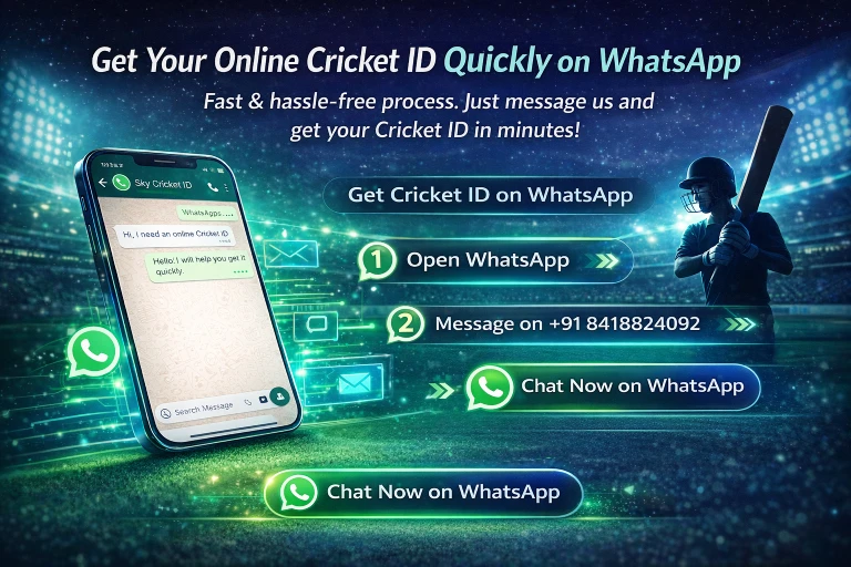 Get Your Online Cricket ID Quickly on WhatsApp