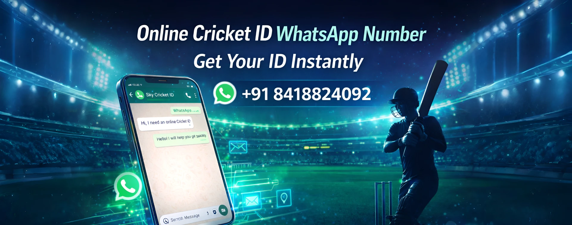 Online Cricket ID WhatsApp Number – Sky Cricket ID