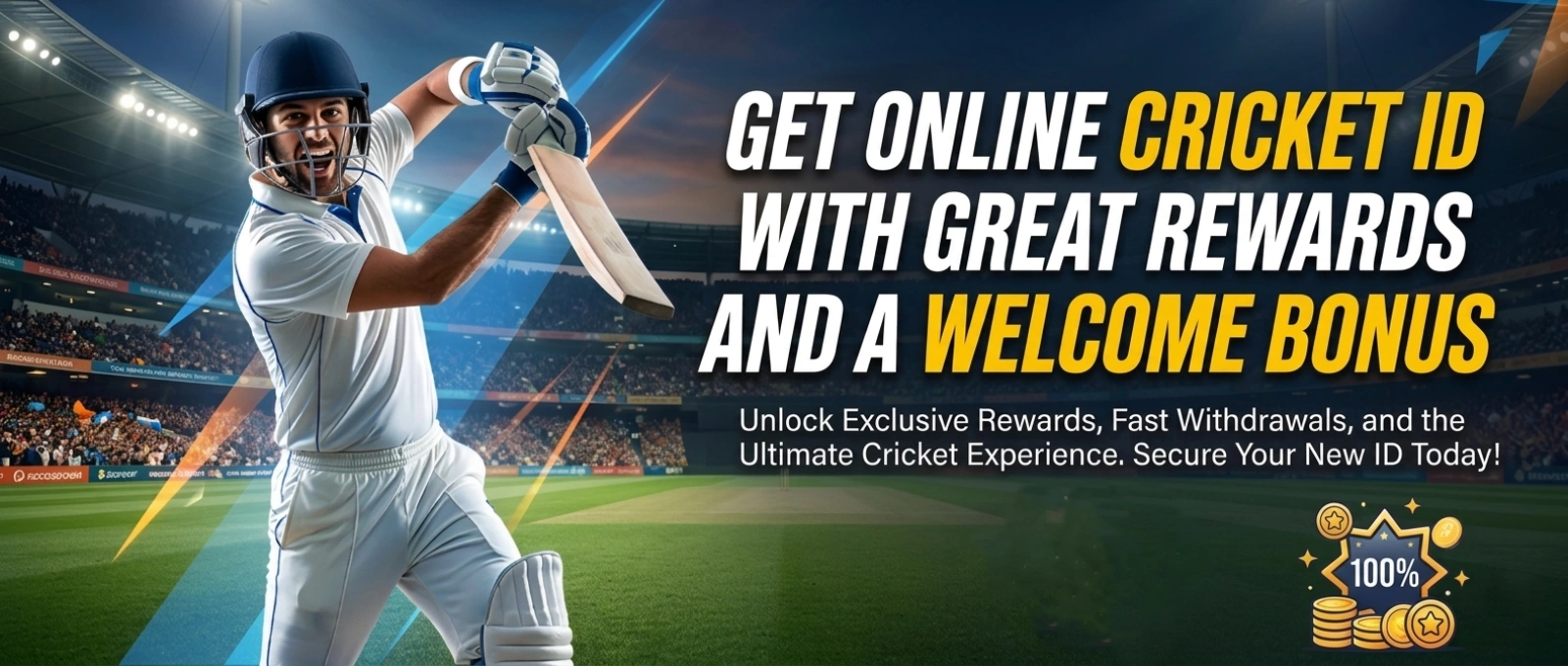 Get Online Cricket ID with Great Rewards and a Welcome Bonus